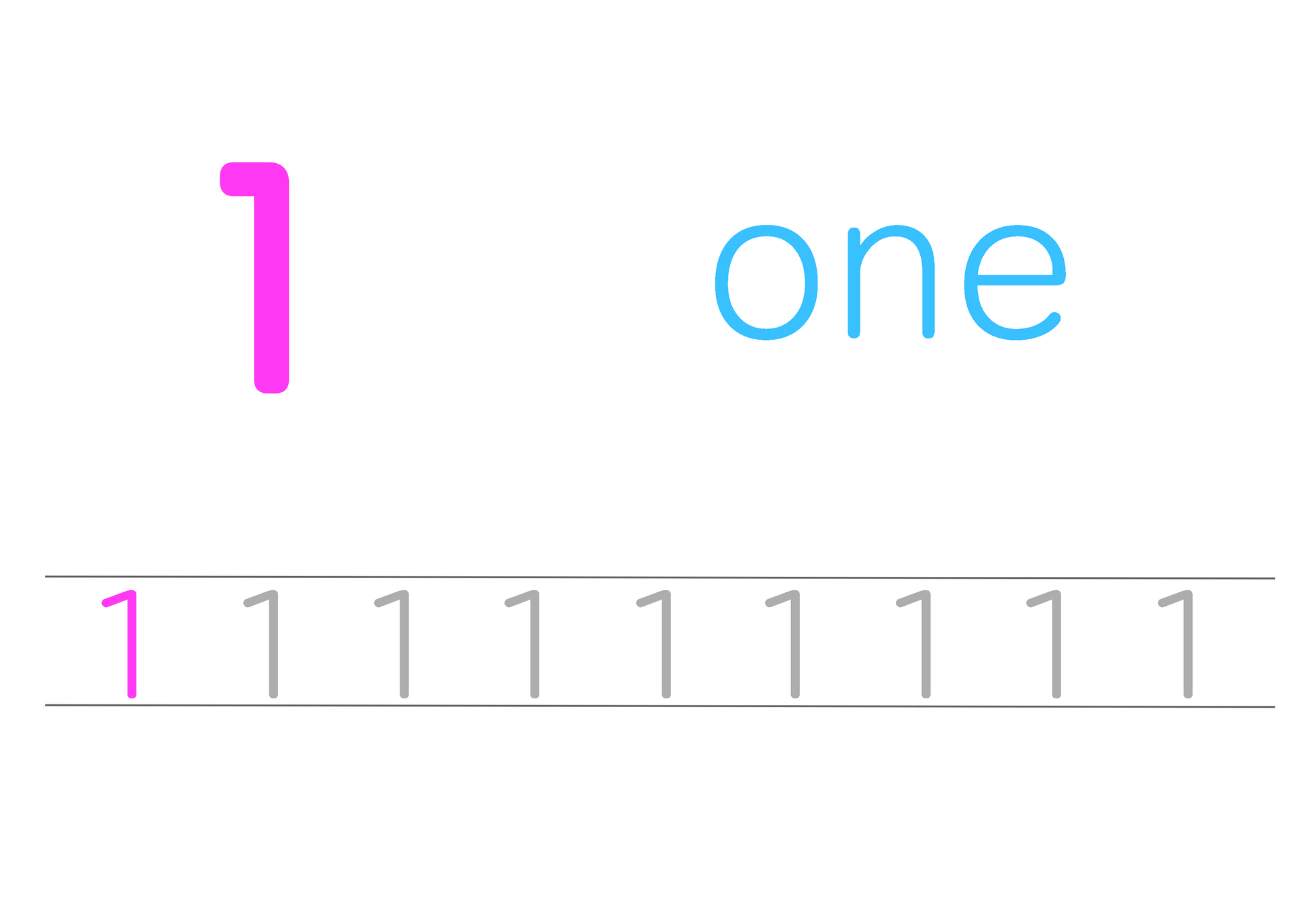 1 - One