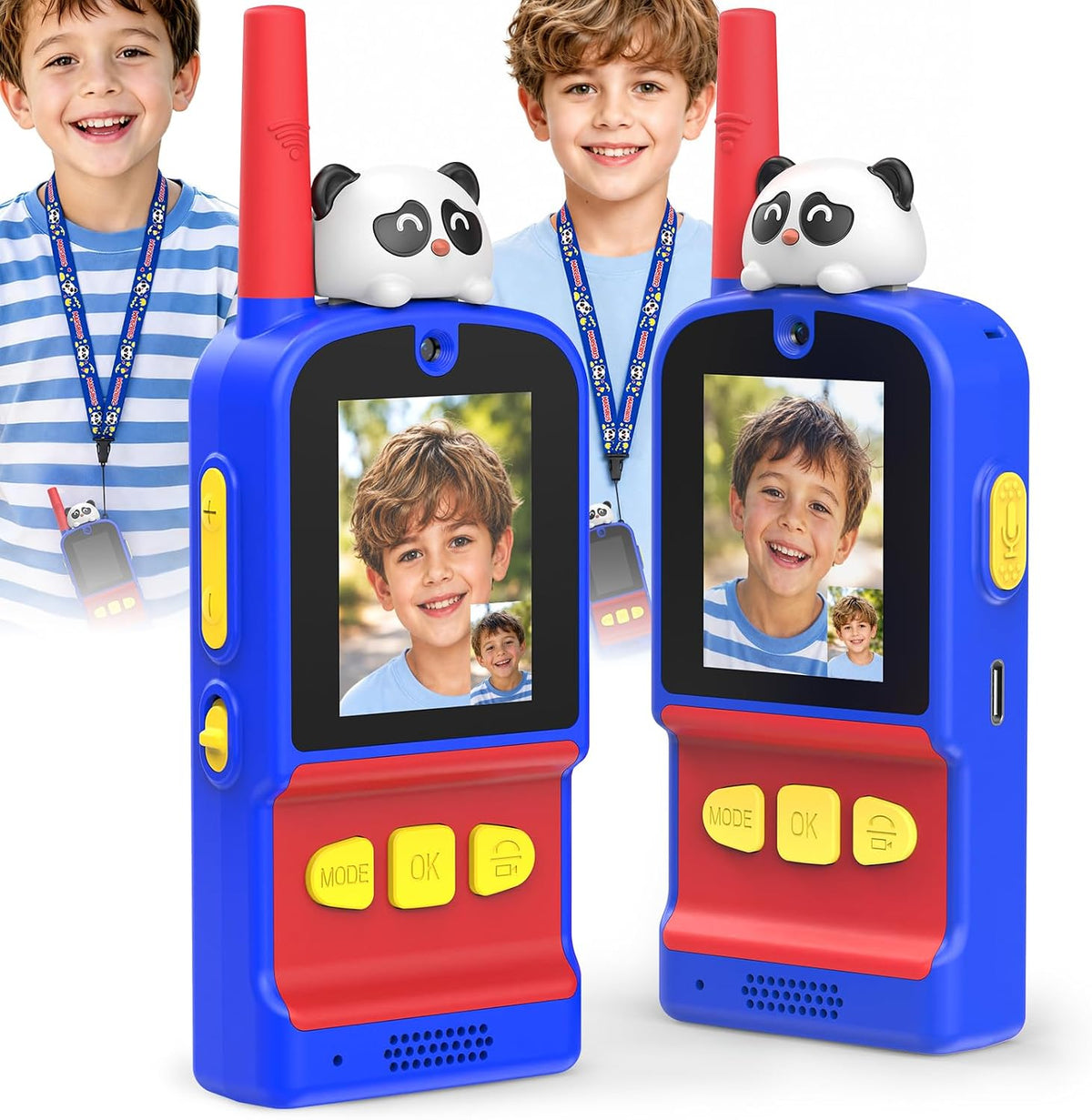 Video Walkie Talkies for Kids 2 Pack