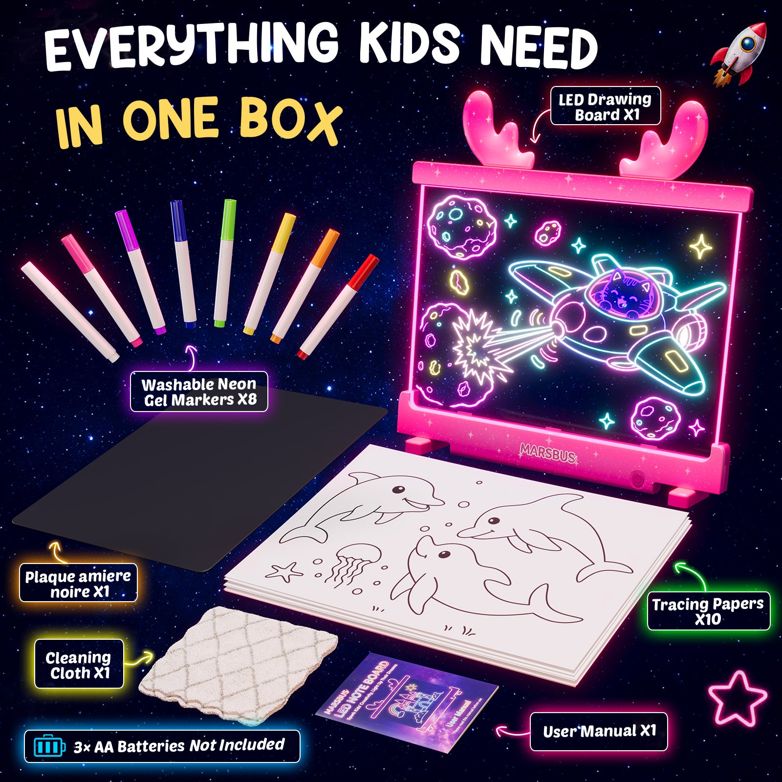 Marsbus LED Note Board