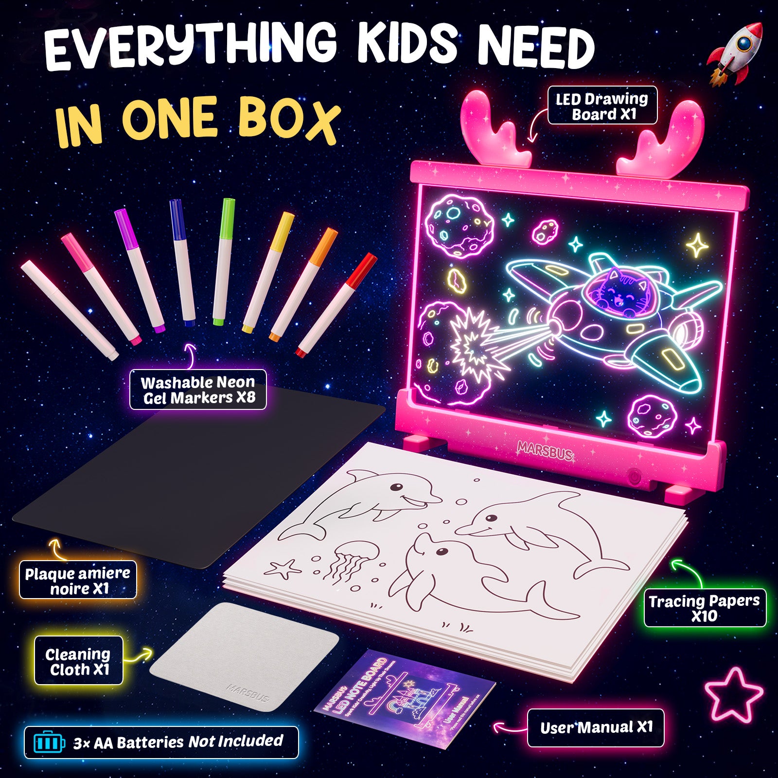 Marsbus LED Note Board
