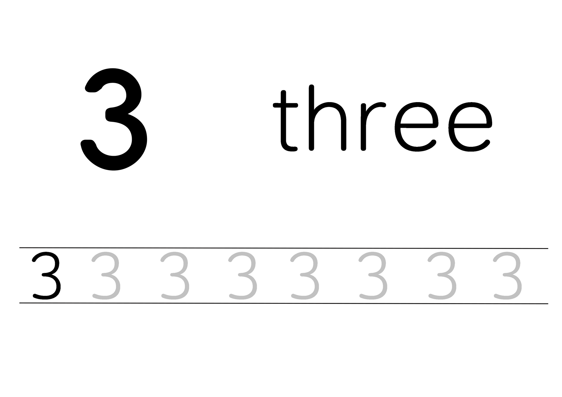 3 - Three