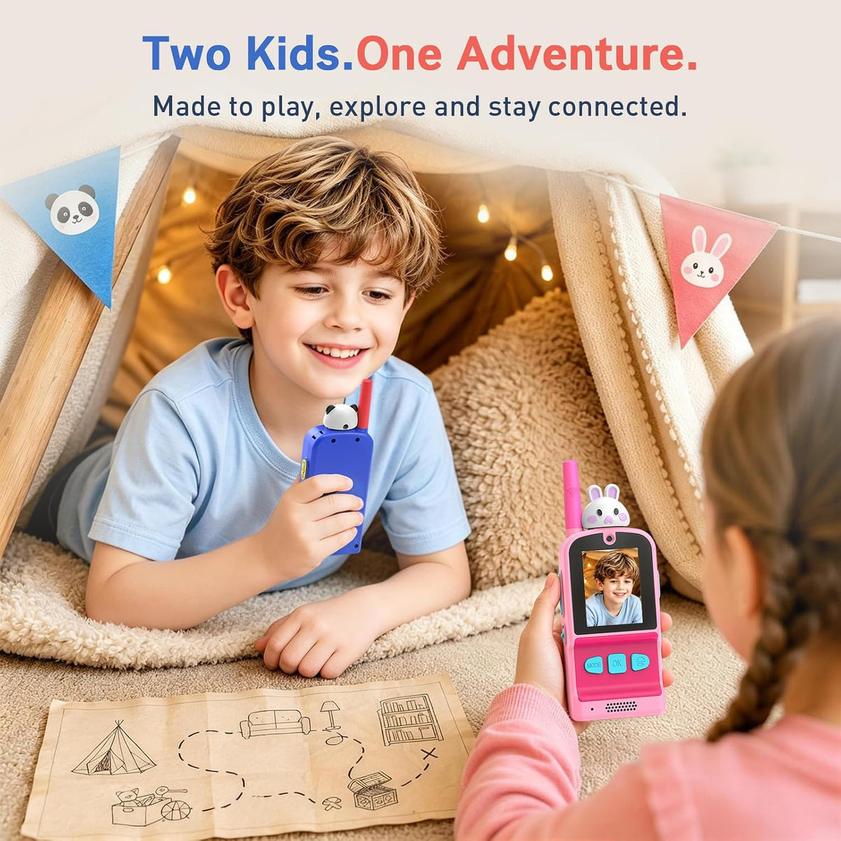 Video Walkie Talkies for Kids 2 Pack