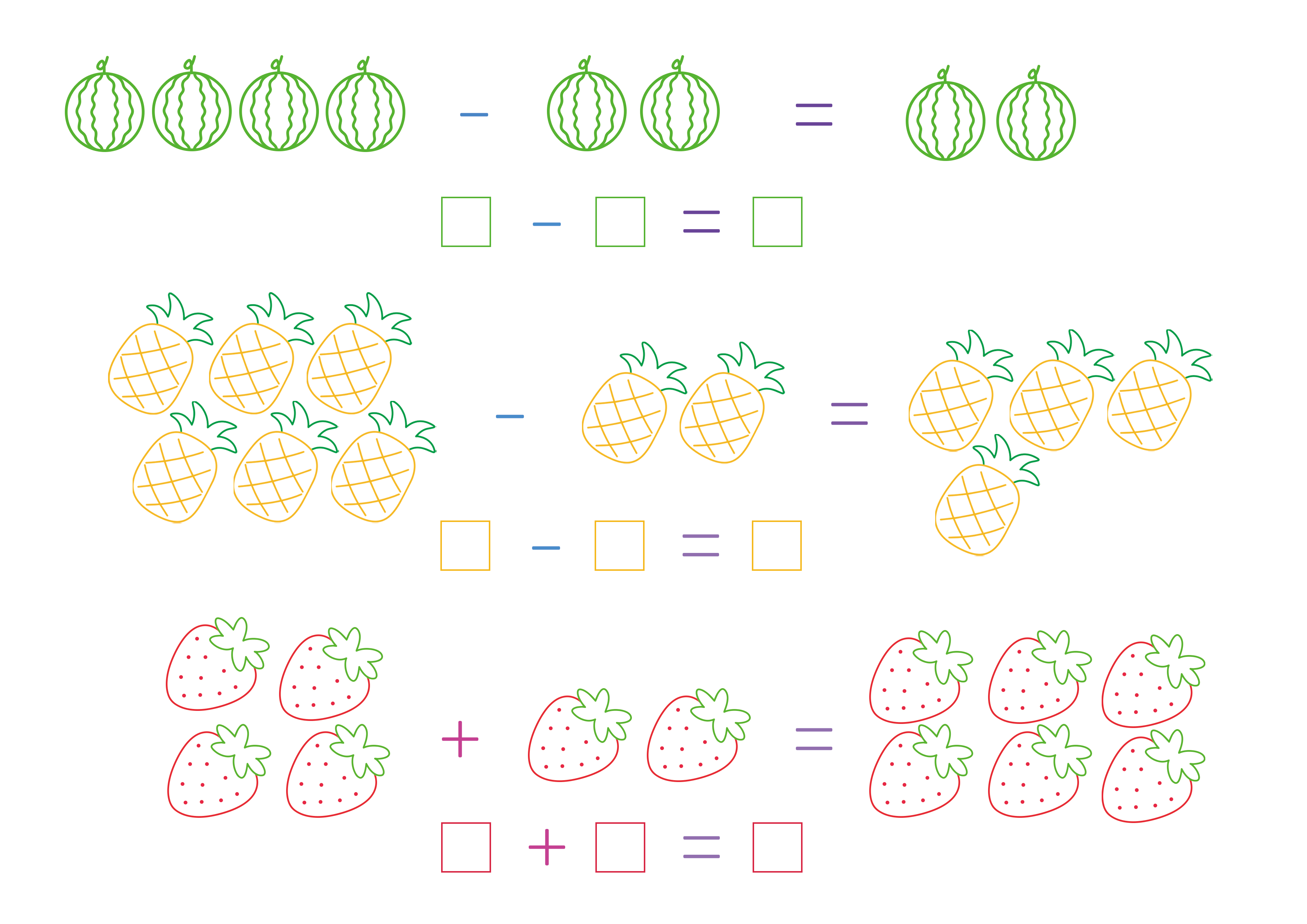 Fruit Mixed Math V