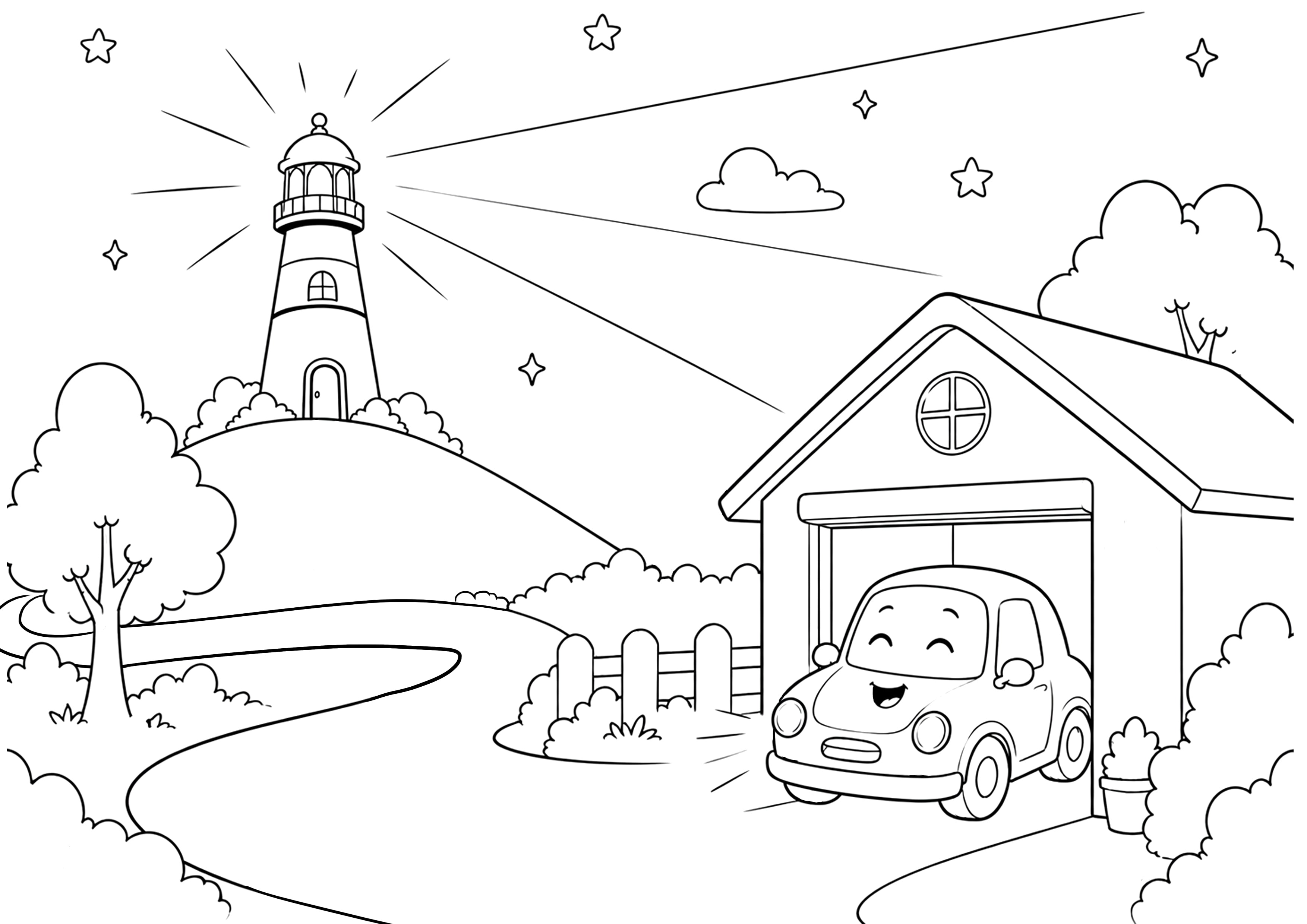 The Little Car and the Lighthouse 4