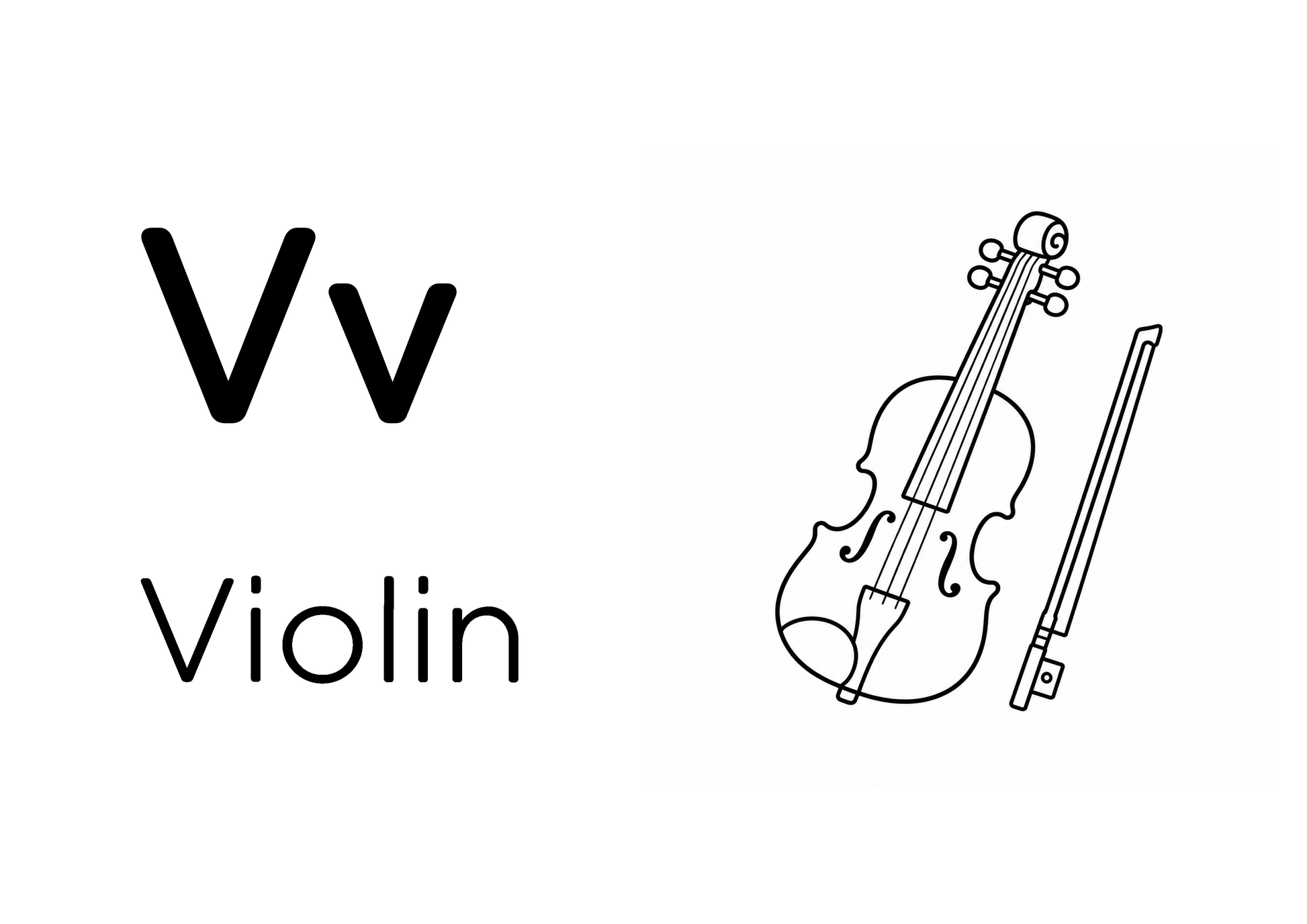 Vv - Violin